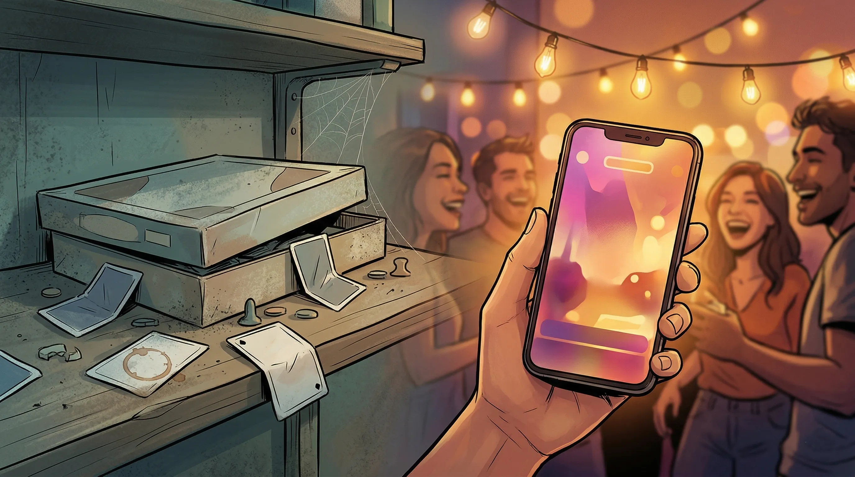 Bordspel en spellen voor 2 personen online: beide varianten voor de date night