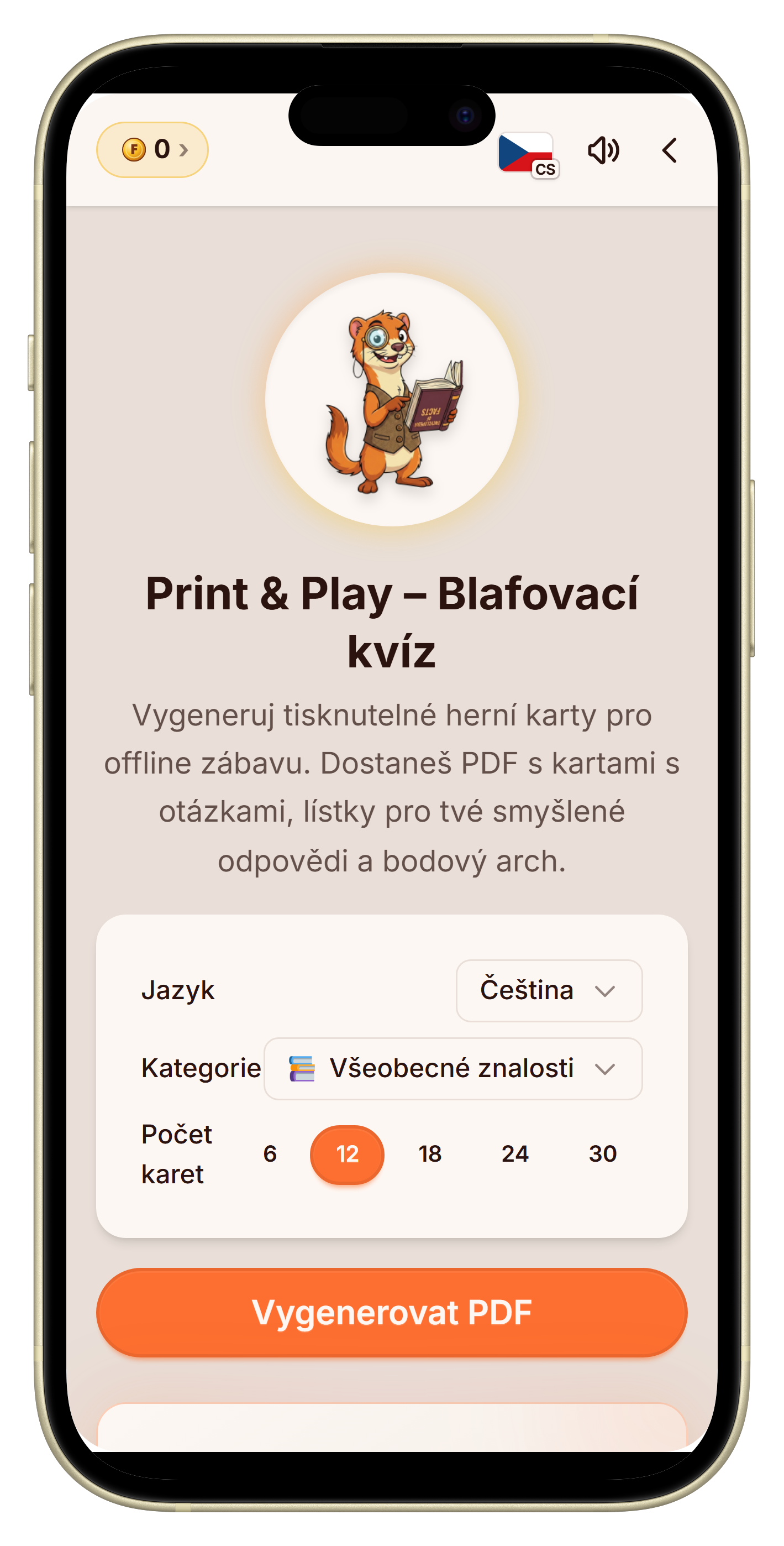 Generátor hracích karet
