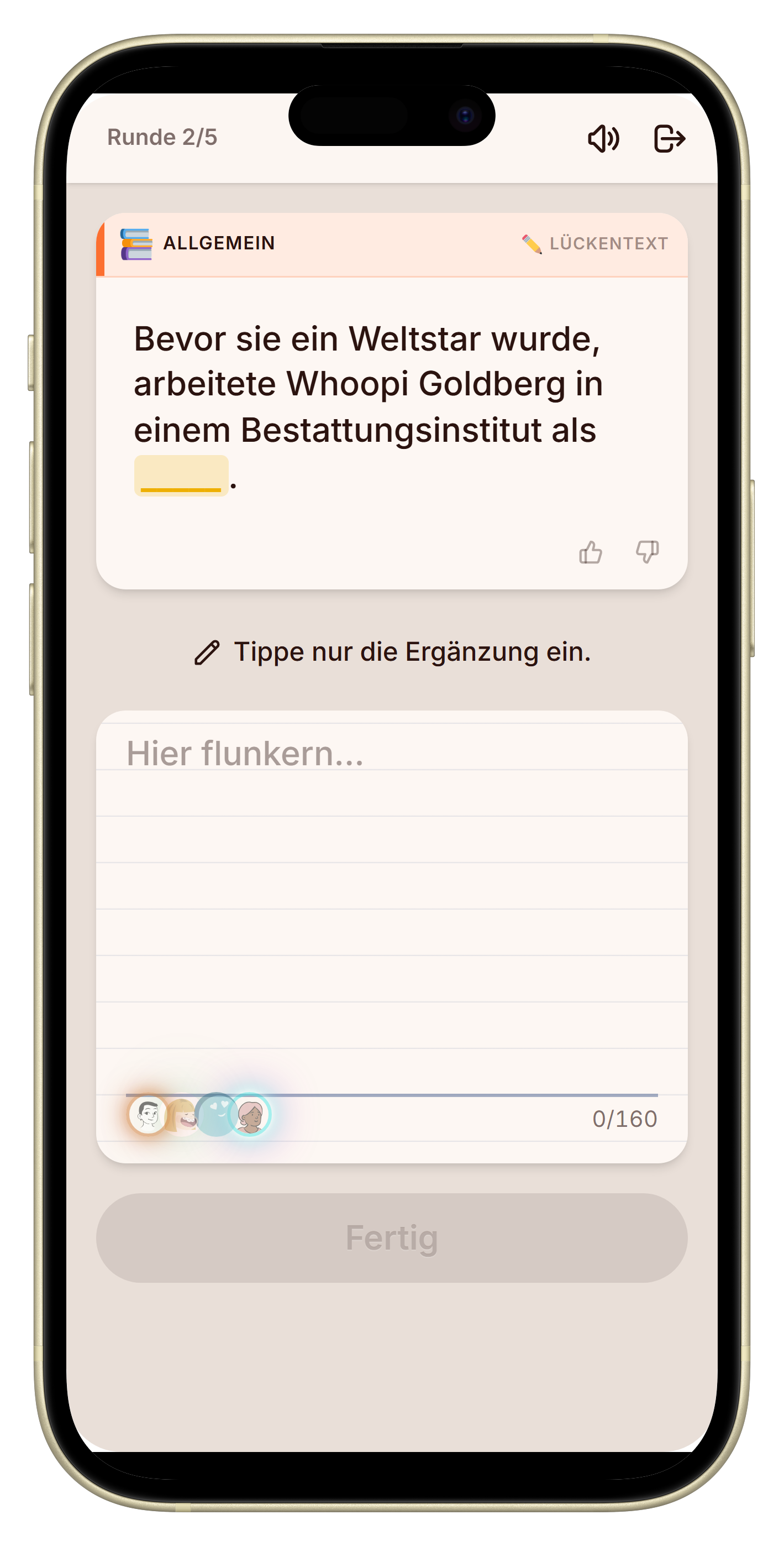 Let's Fib Fake-Antwort schreiben