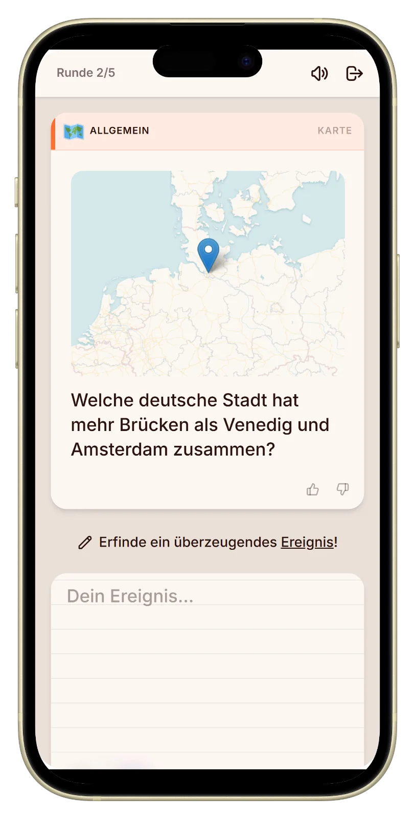 Ein Bundesland auf der Deutschlandkarte verorten in Let's Fib