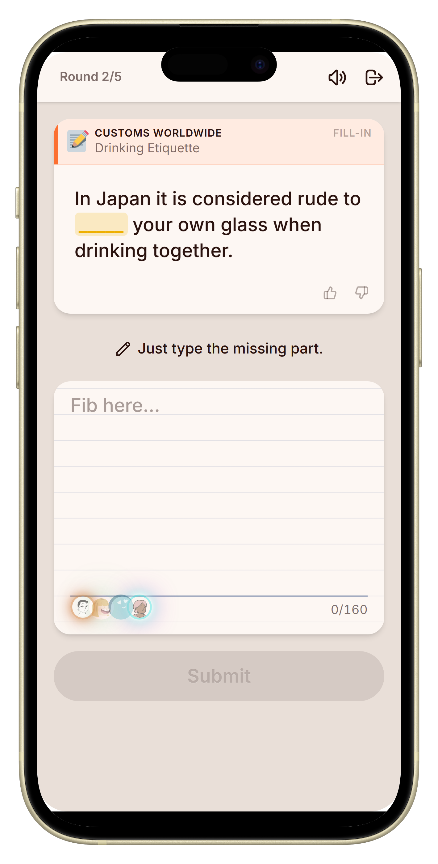 Let's Fib drinking mode question