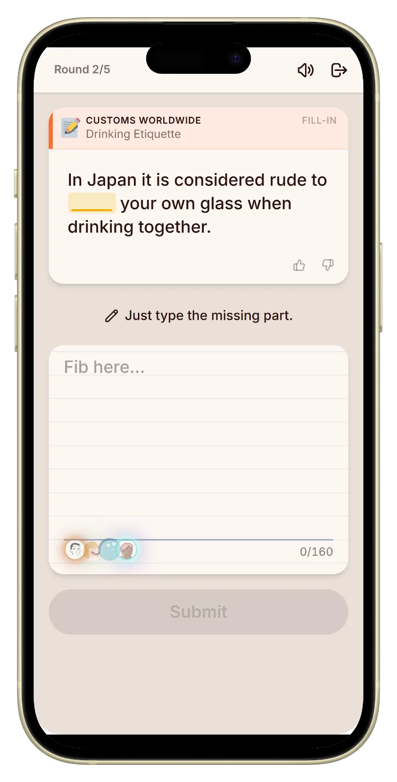 Let's Fib drinking mode question