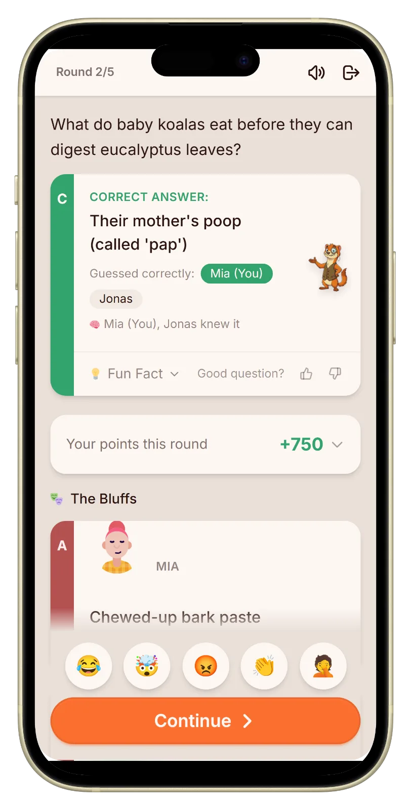 Let's Fib answer reveal as a family game no equipment in the browser