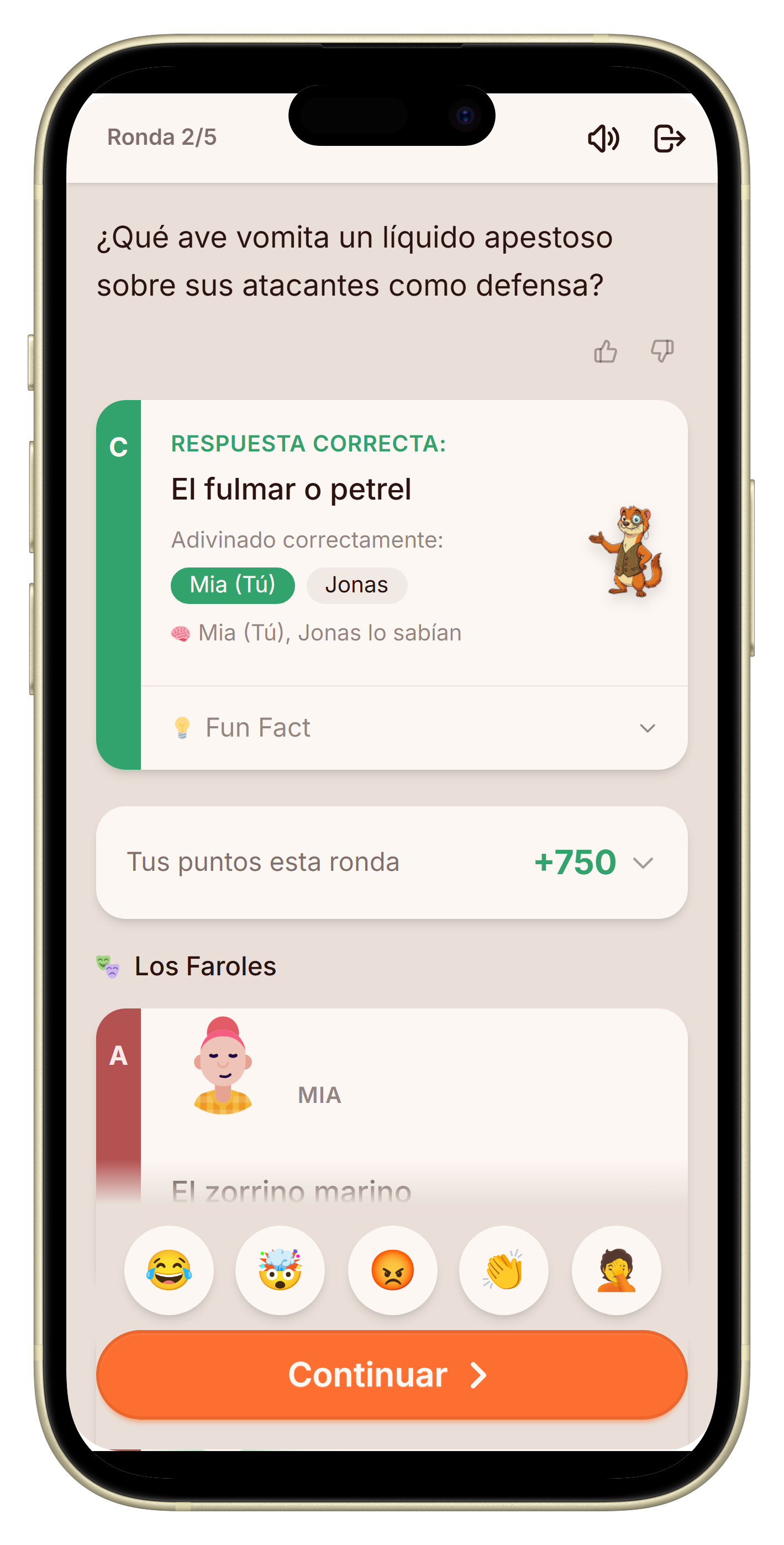 Let's Fib revelación de la respuesta