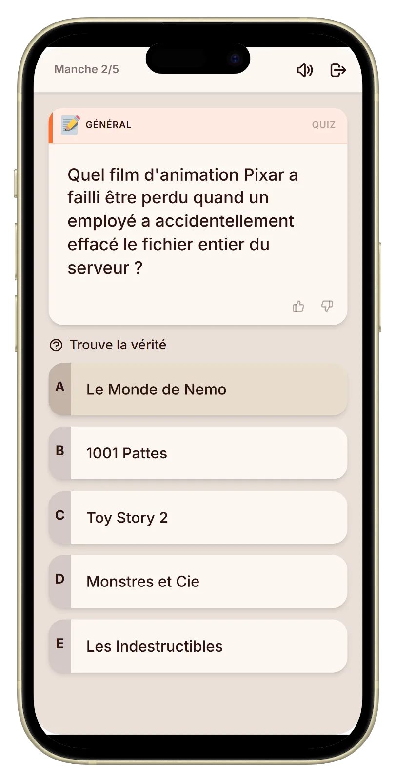 Vote dans Let's Fib