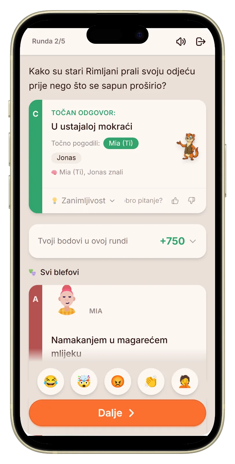 Let's Fib otkrivanje odgovora