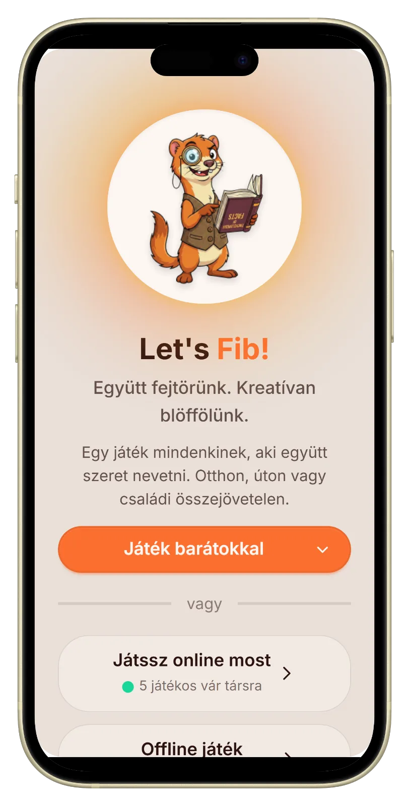 Let's Fib főoldal