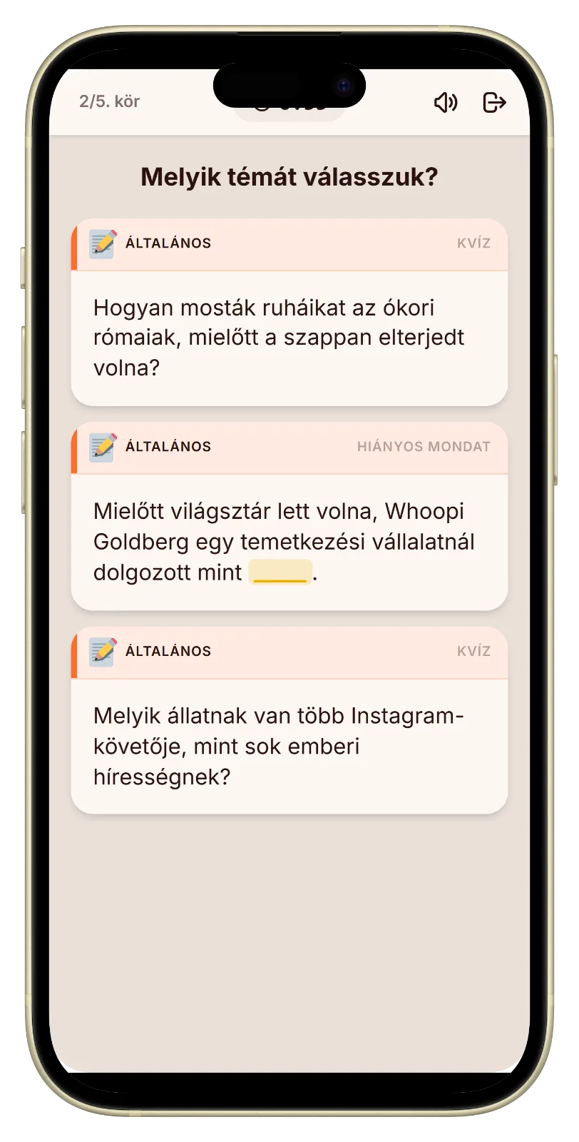 Let's Fib kvízkérdés