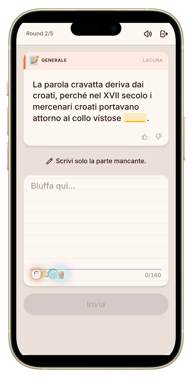Scrivere una risposta in Let's Fib