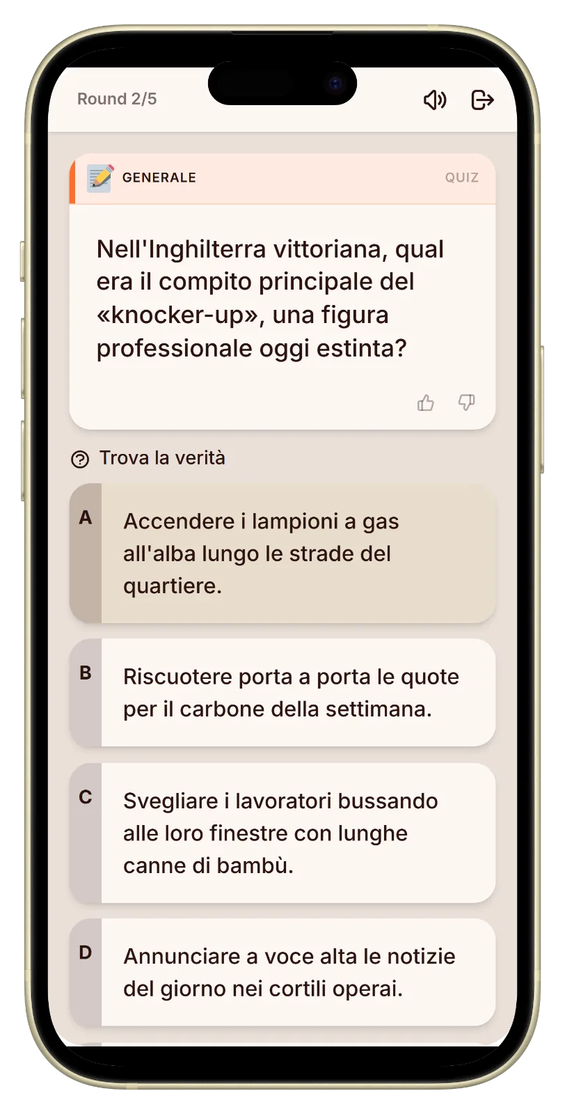 Votazione in Let's Fib