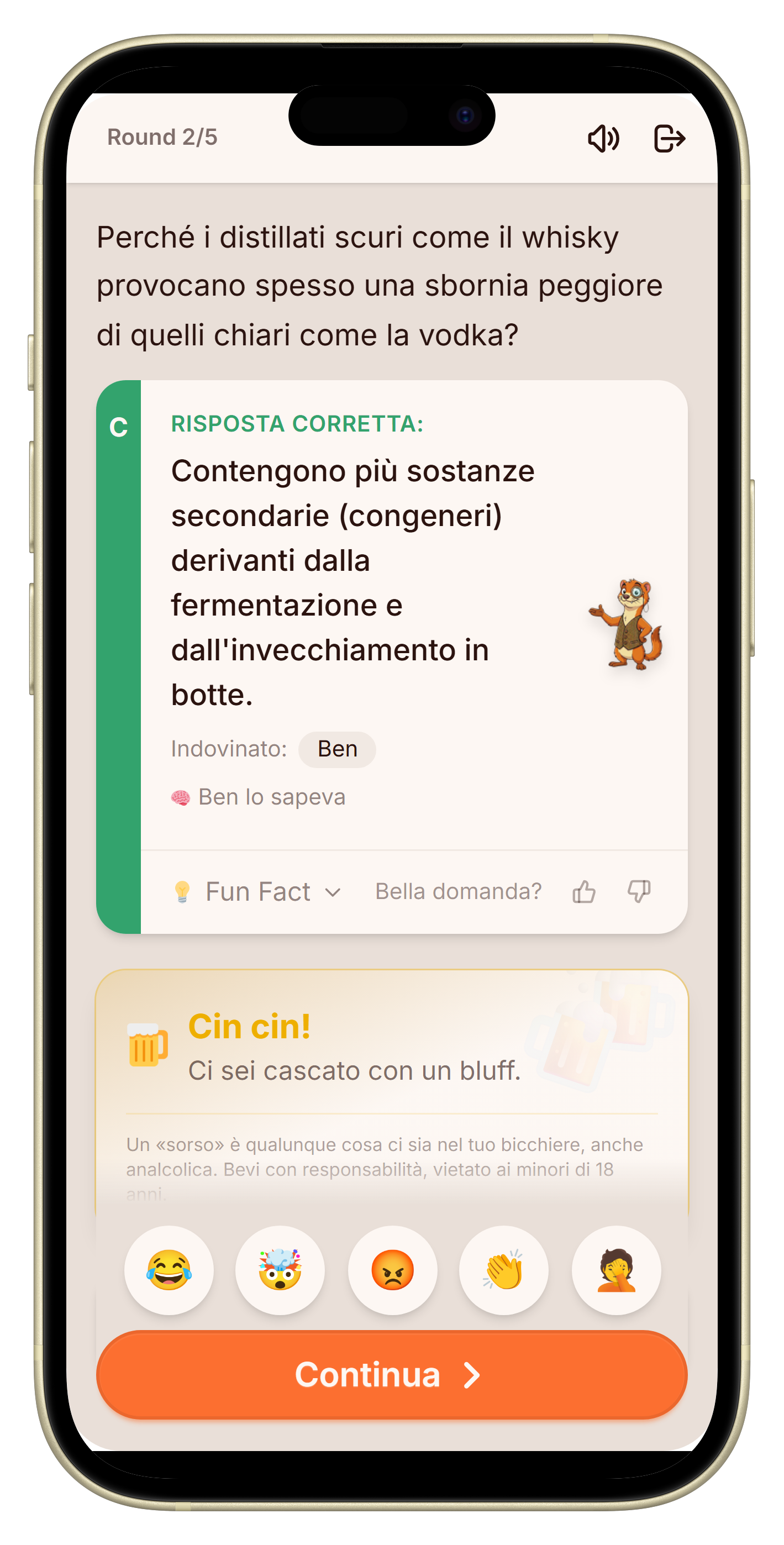 Let's Fib modalità bevuta: la rivelazione mostra chi beve