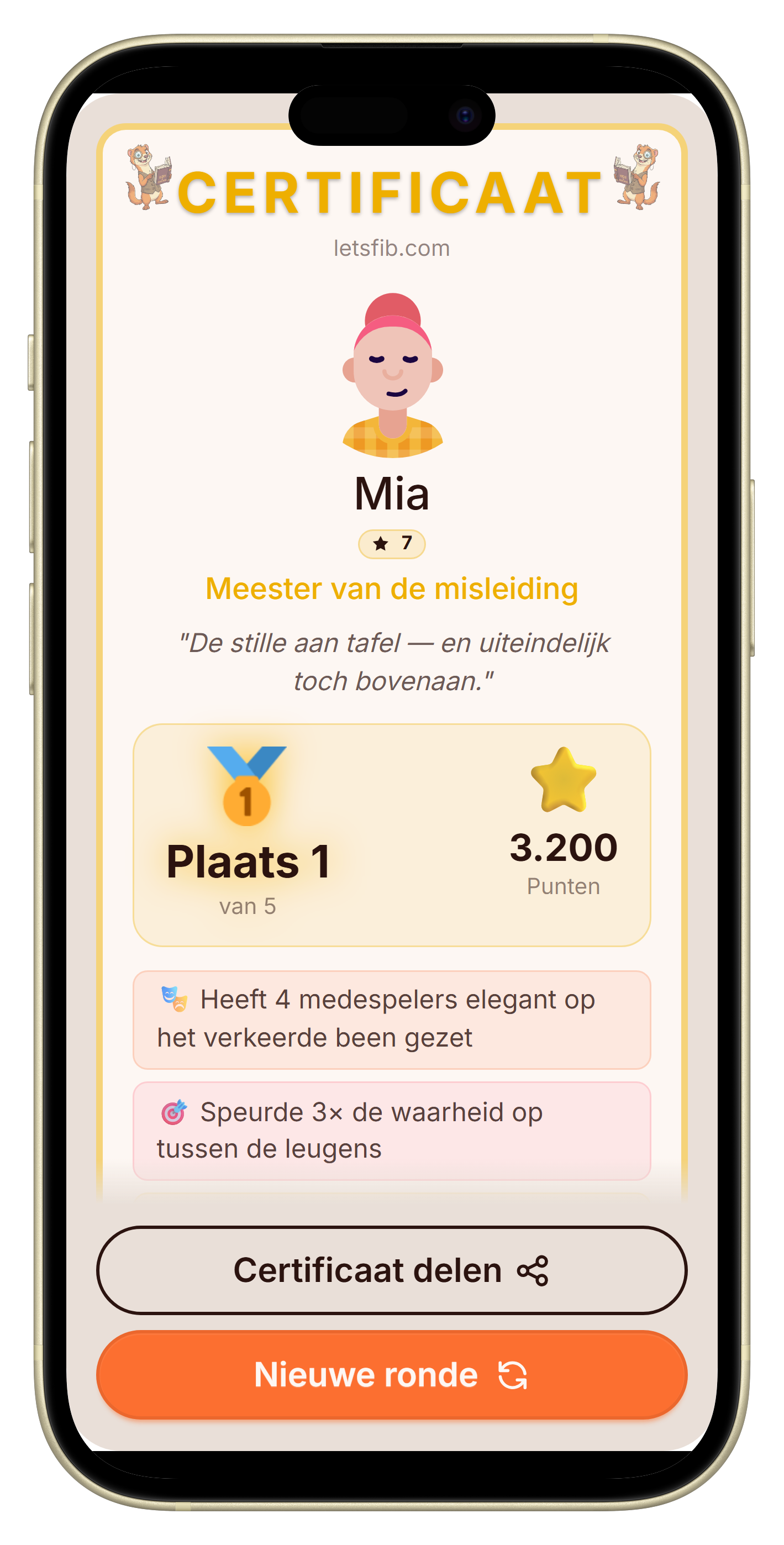 Let's Fib certificaat