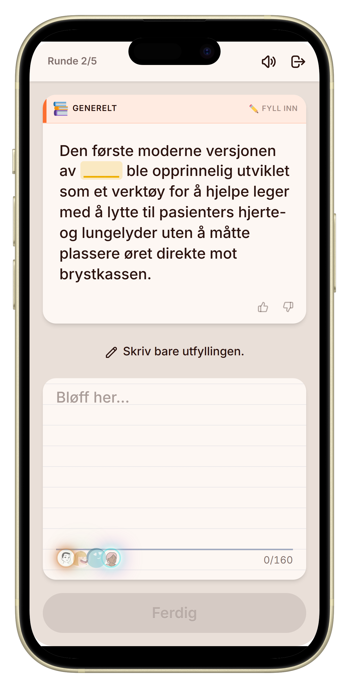 Let's Fib skrive svar
