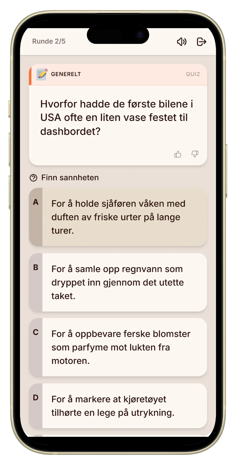 Stemme i Let's Fib