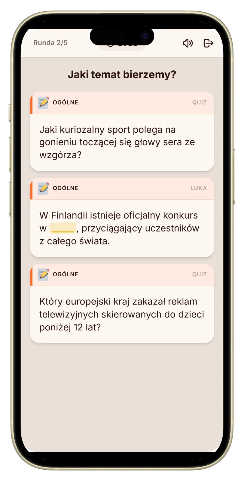 Let's Fib pytanie quizowe w nietypowym quizie online