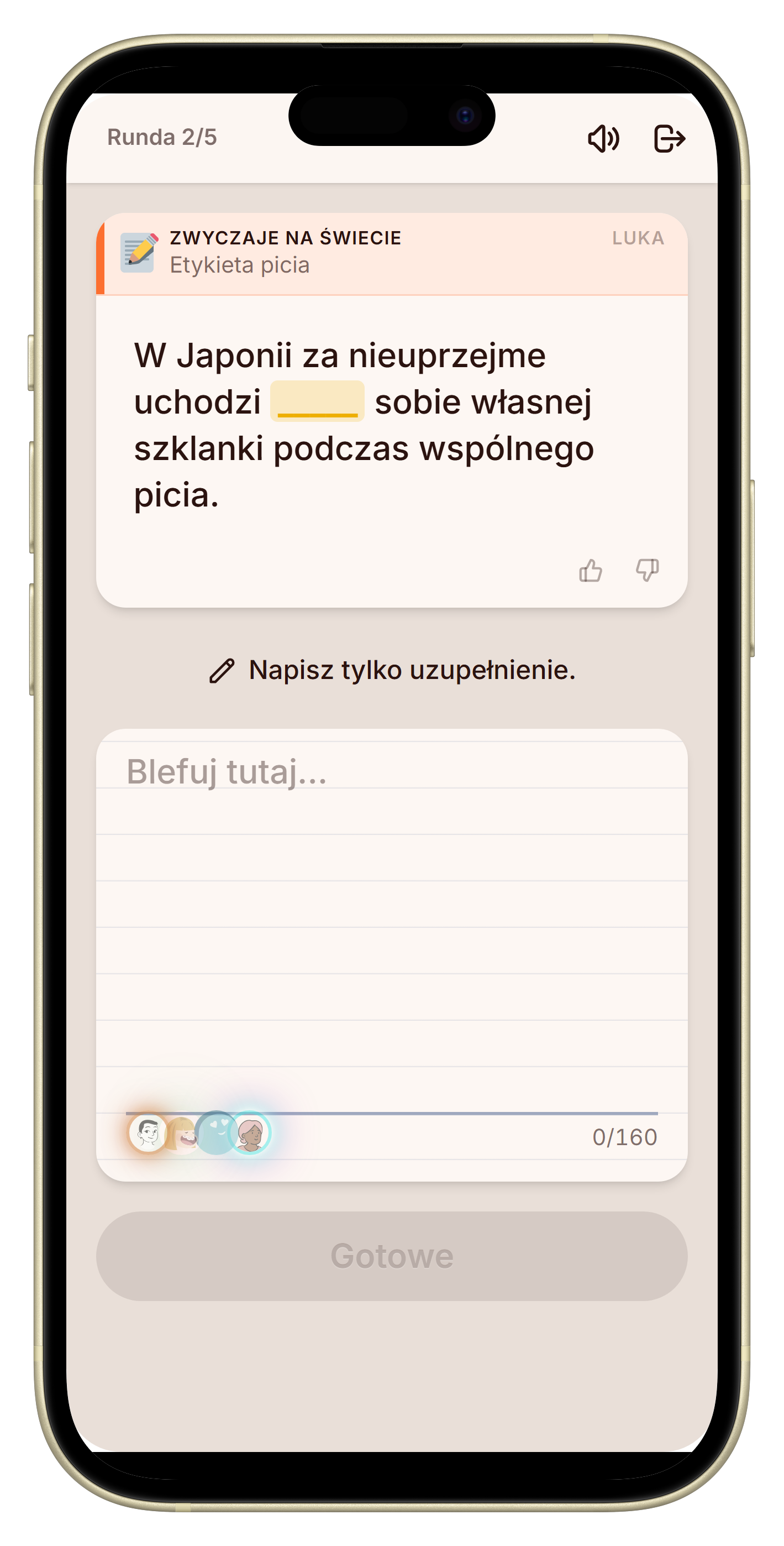 Let's Fib tryb picia pytanie