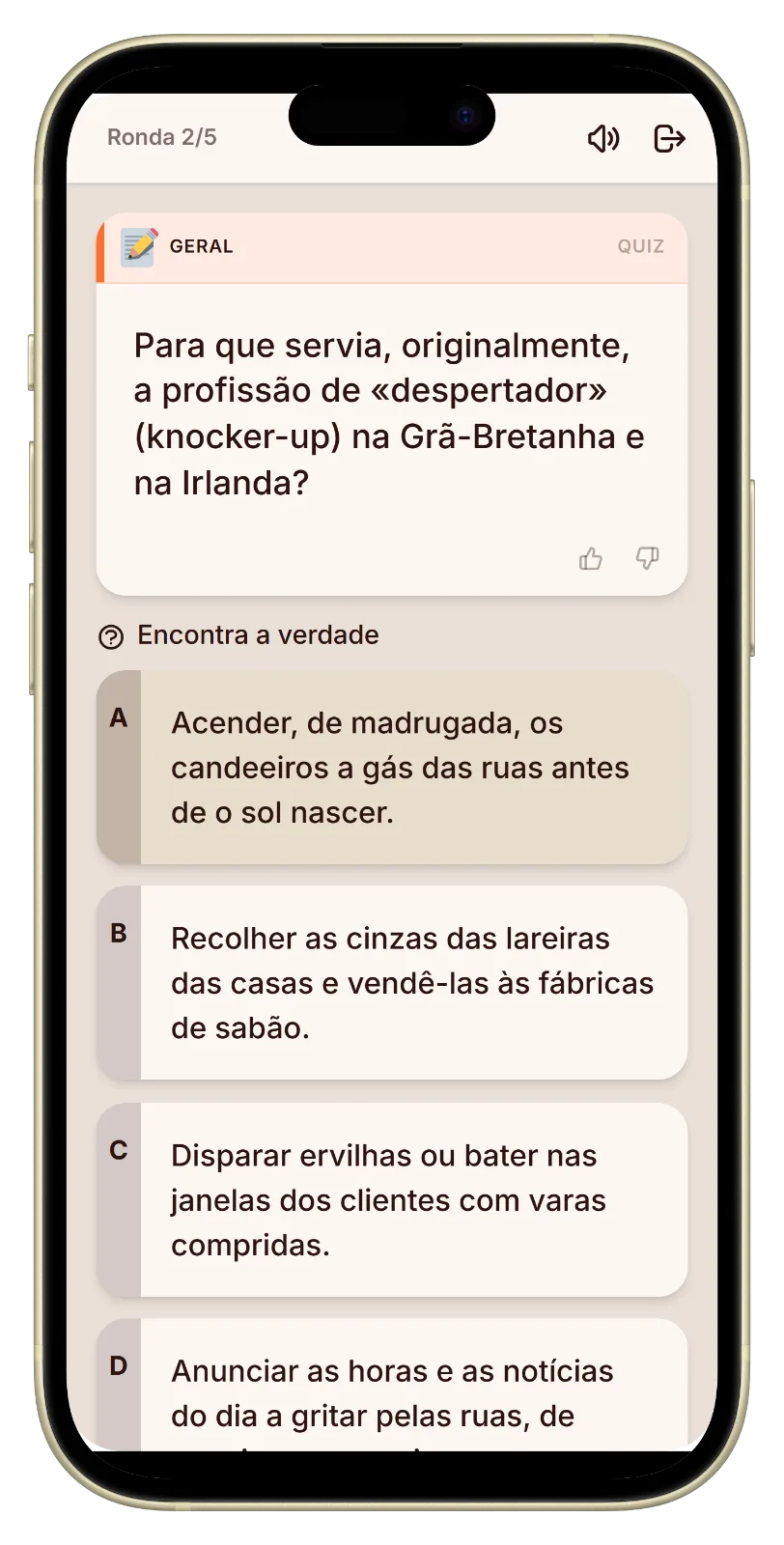 Votação no Let's Fib