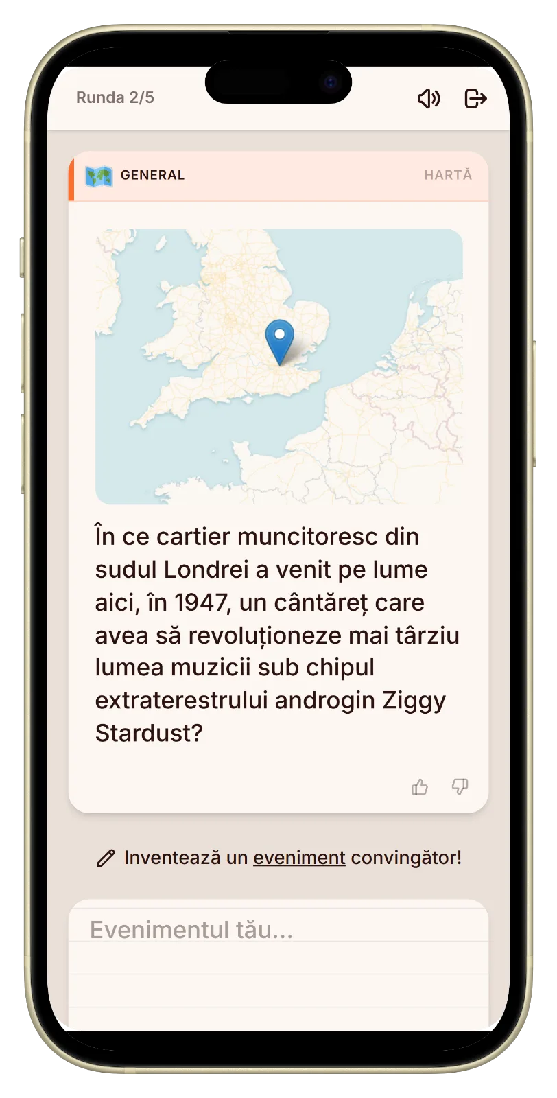 Let's Fib quiz geografic cu harta lumii