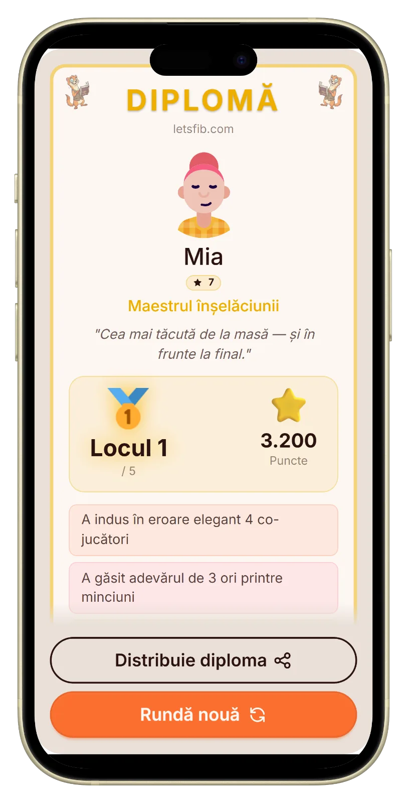 Let's Fib certificat la finalul rundei de acasă