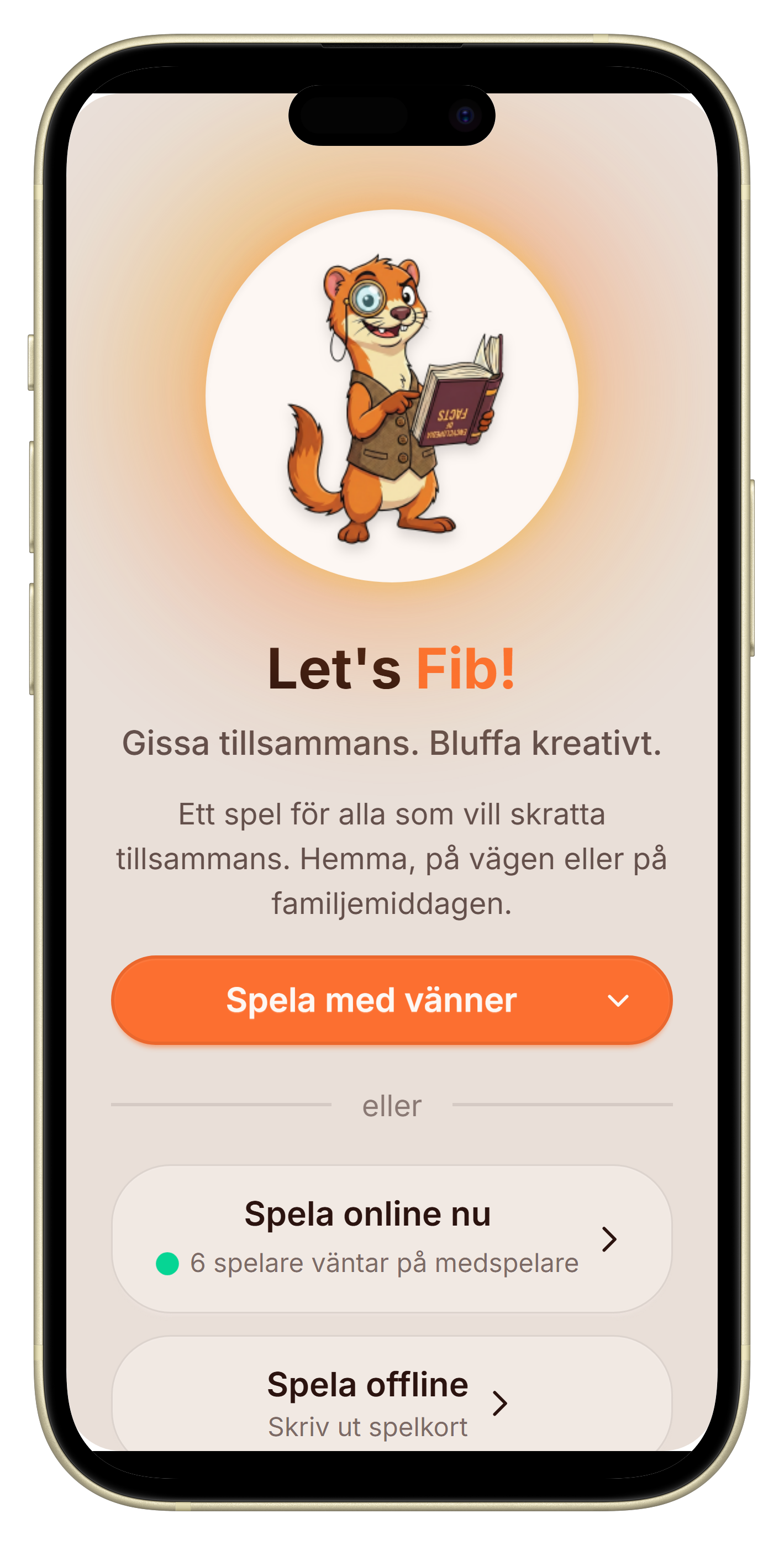 Let's Fib startsida