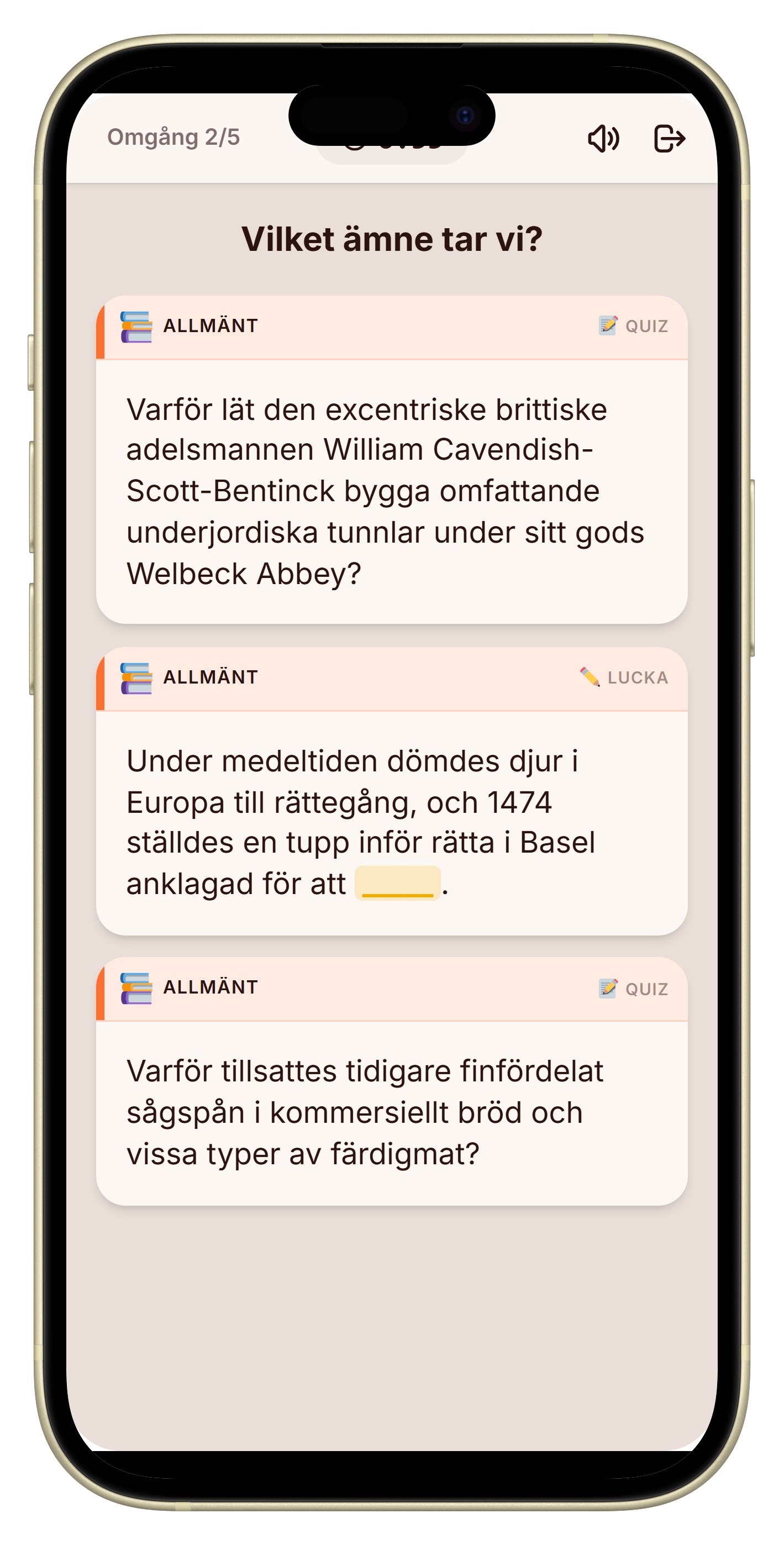 Let's Fib quizfråga