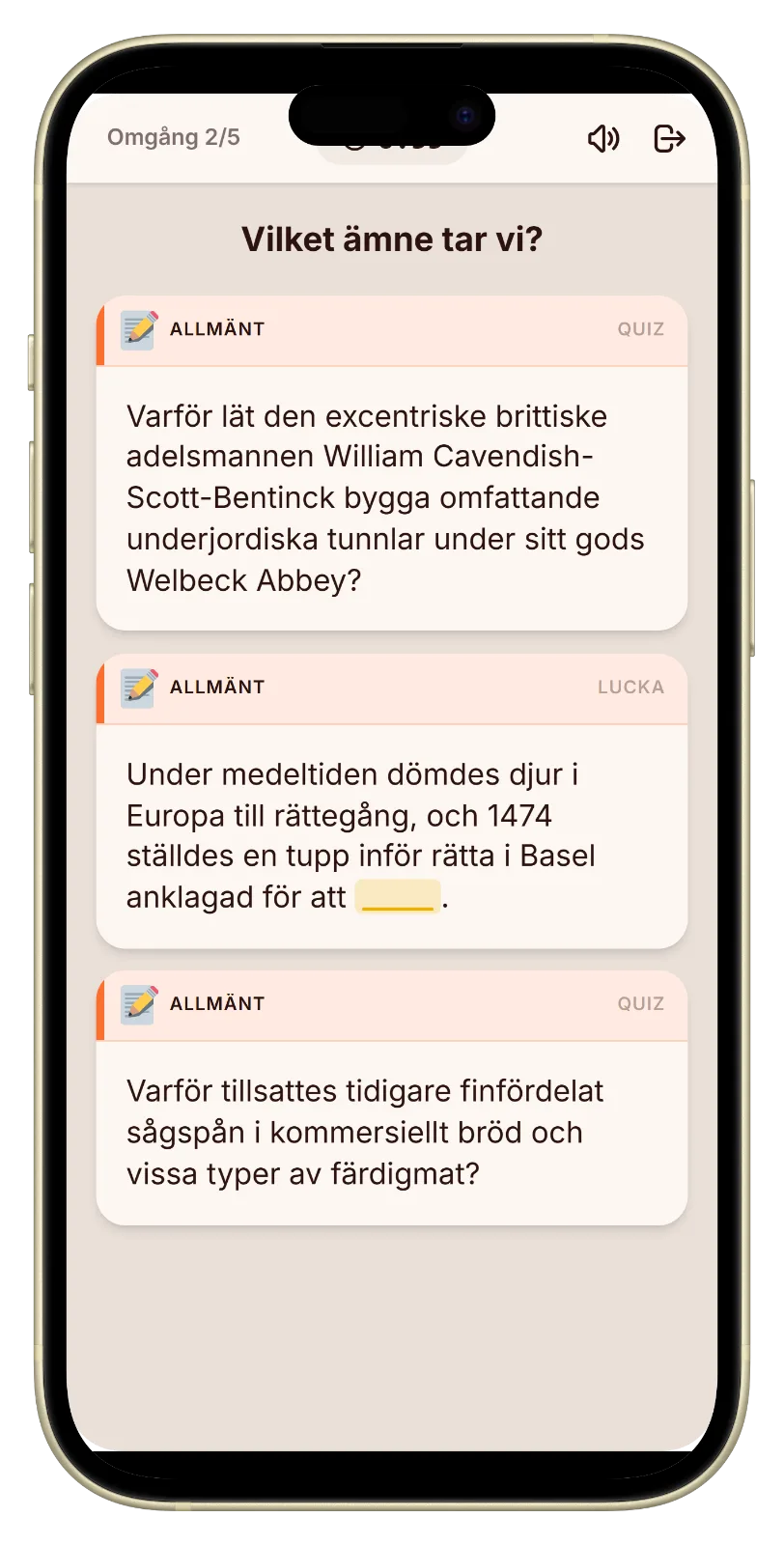 Let's Fib quizfråga