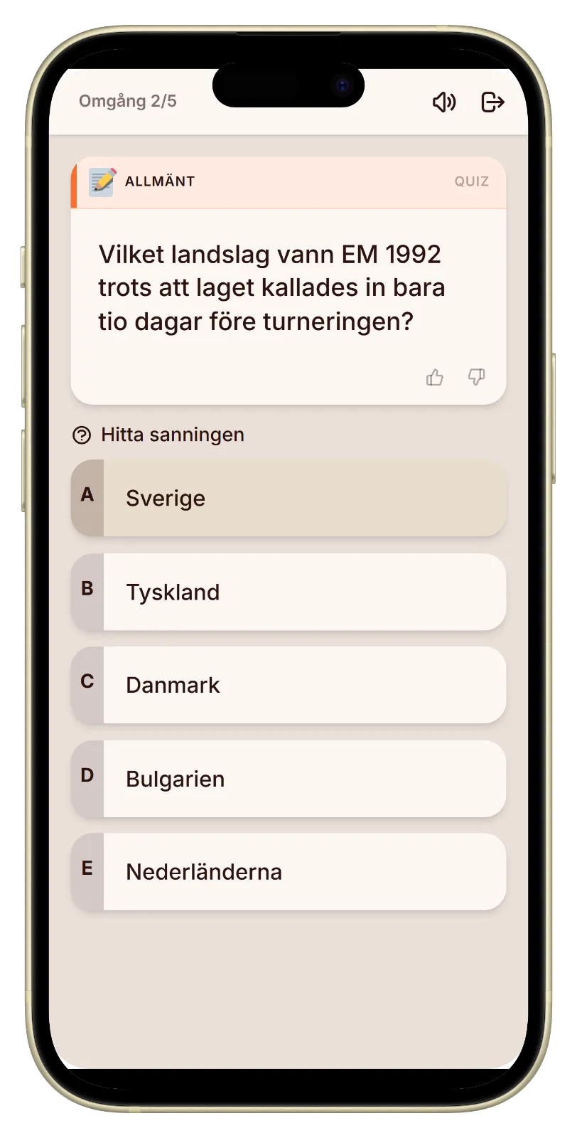Rösta på det äkta fotbollssvaret bland bluffarna i Let's Fib