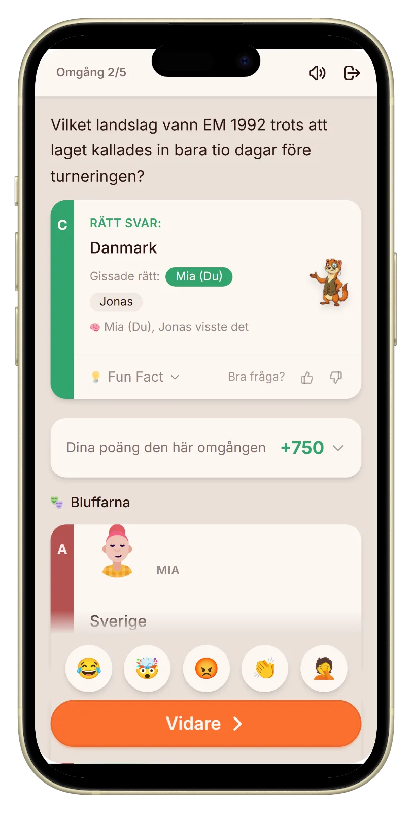 Avslöjandet med det äkta fotbollssvaret och poängen i Let's Fib