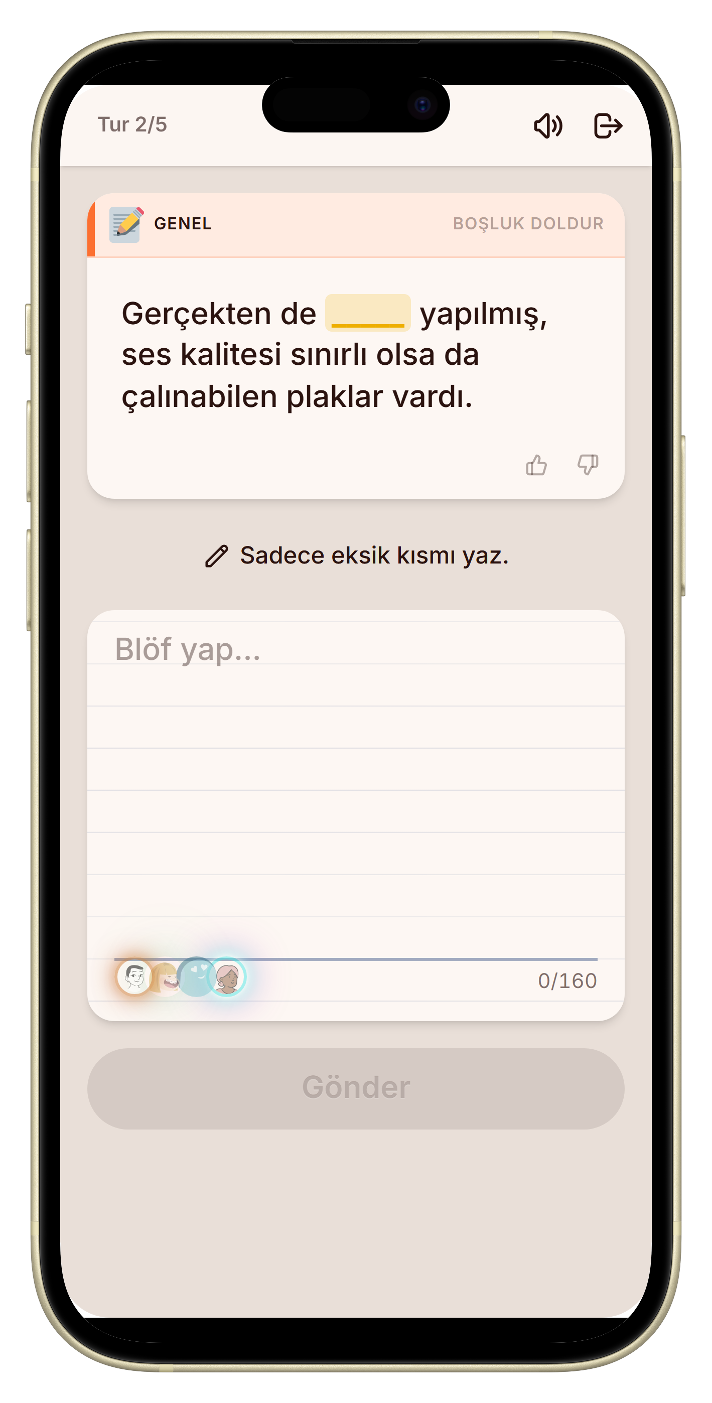 Let's Fib Cevap Yazma