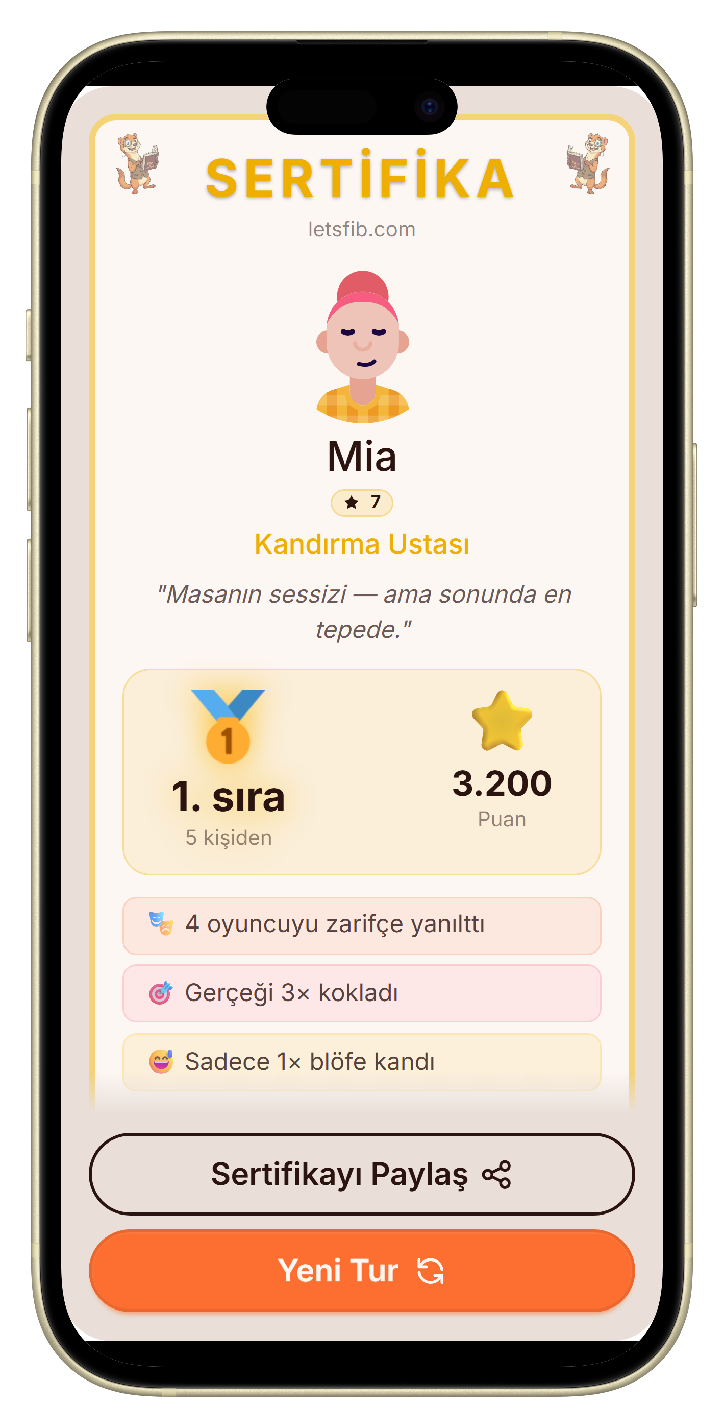 Let's Fib Sertifika