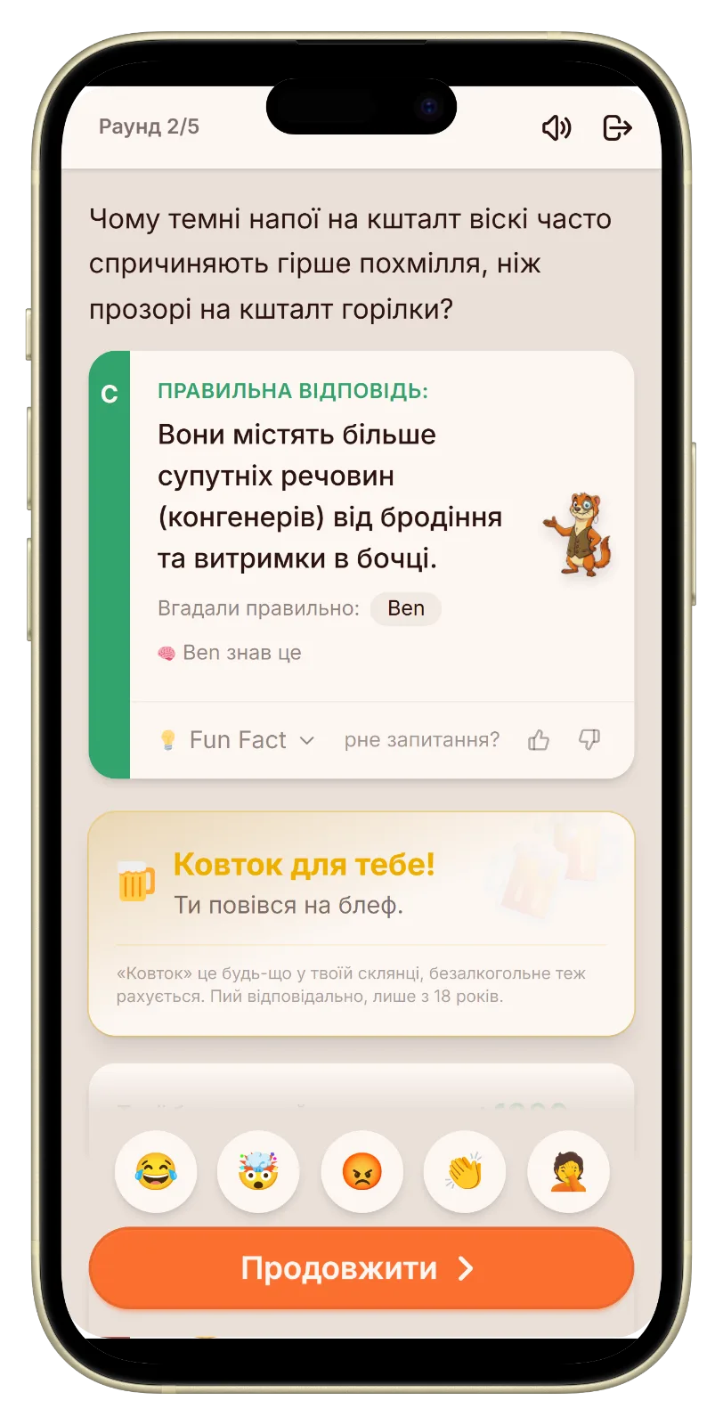Let's Fib режим з алкоголем: розкриття показує, хто п'є